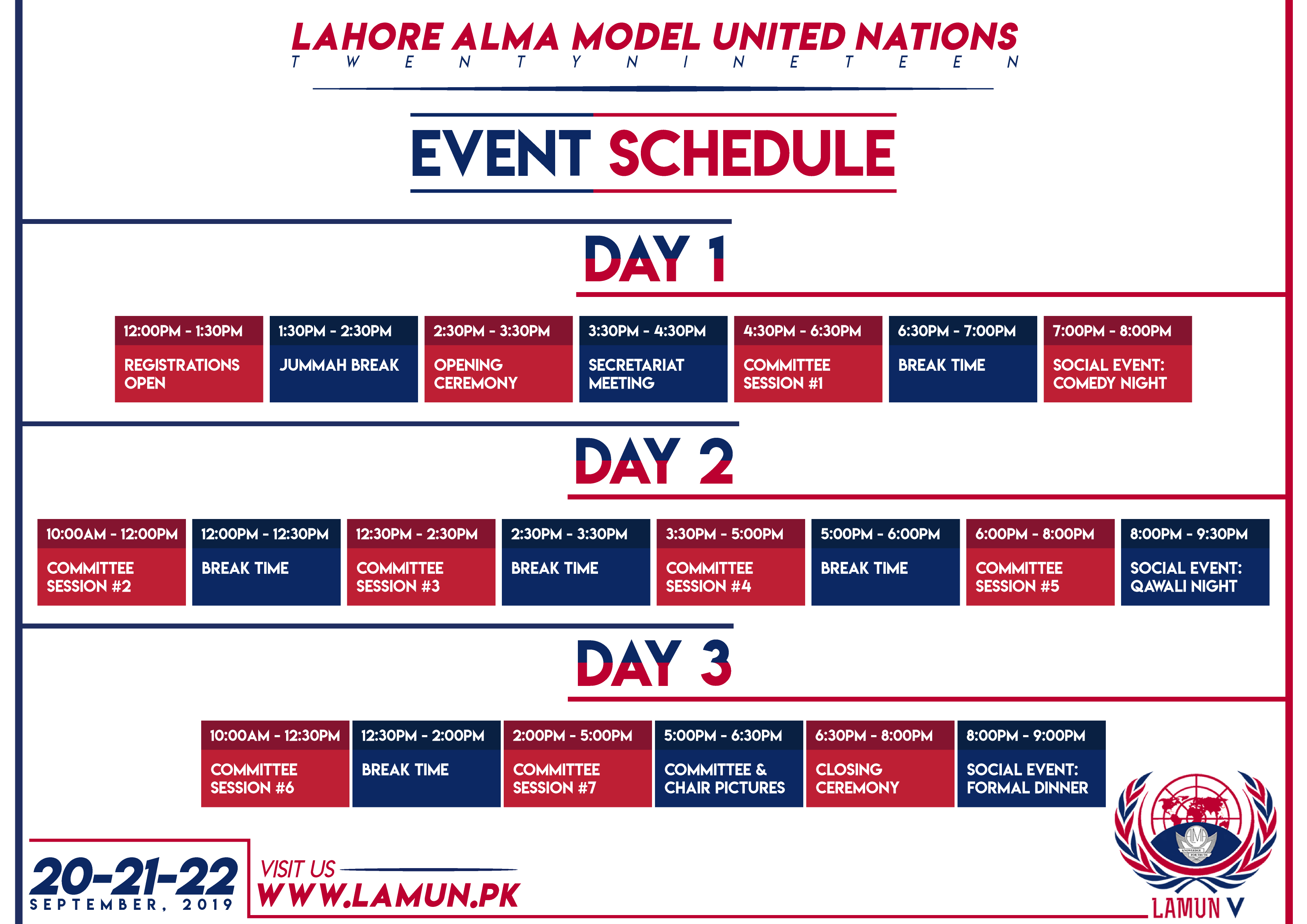 Schedule lamun